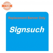 Replacement Straight 246CM Stretch Fabric Banner